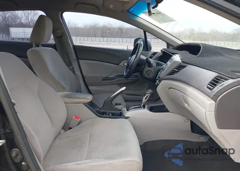 2012 Honda Civic Lx из США, поврежденный, VIN 2HGFB2F58CH520337